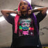 Frau in Raveolution regular T-Shirt in schwarz und unisex